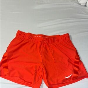 Nike Red Athletic Shorts Lightweight Moisture-Wicking